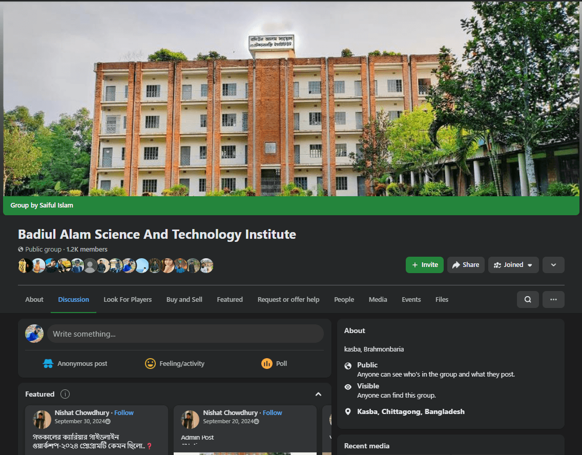 BASATI Official Facebook Group Preview